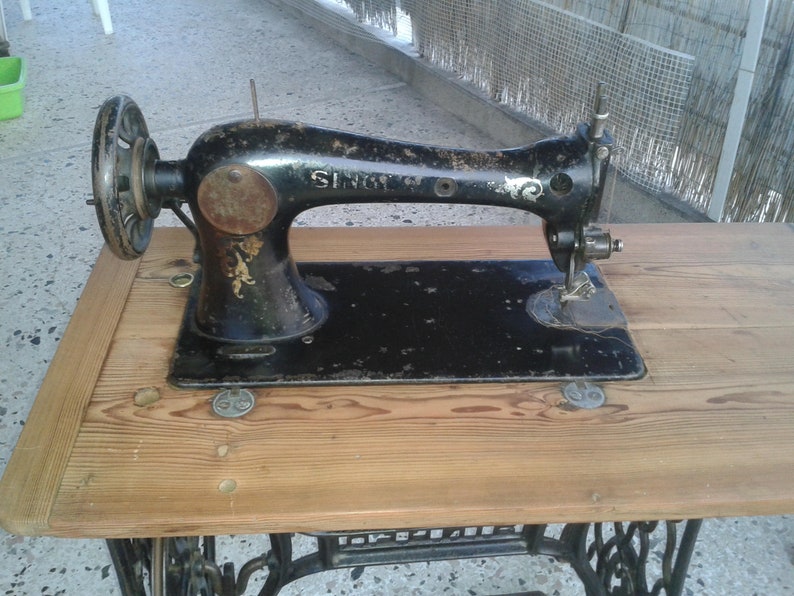 Vintage Singer Industrial Sewing Machine for Leather 16K55 - Etsy UK