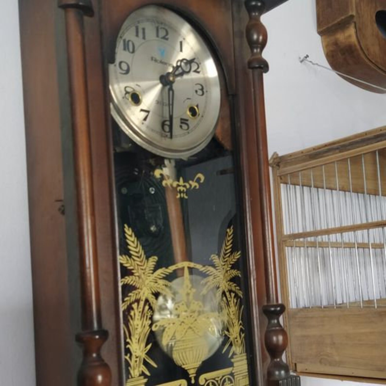 Vintage Pendulum 31 Day Grandfather Wall Clock Korea 1970 Etsy