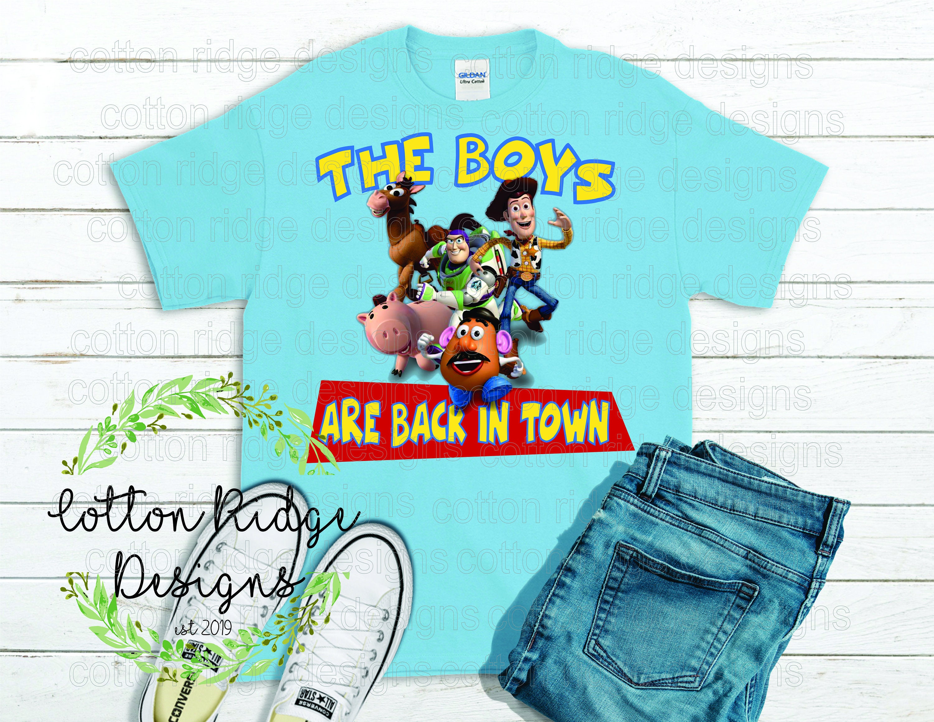 The Boys Are Back in Town Toy Story Design Toy Story - Etsy