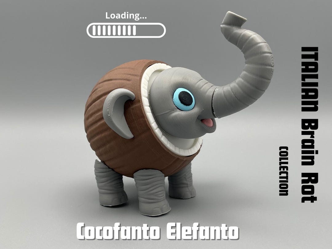 Cocofanto Elefanto フィギュア：イタリアの脳腐敗 Roblox ミーム