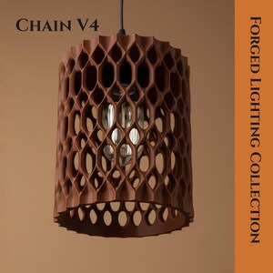 Modern Pendant Lamp Shade | Eco-Friendly Design Chain V4