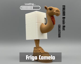 Frigo Camelo Meme Figurine: 5.5" Articulated PLA Collectible