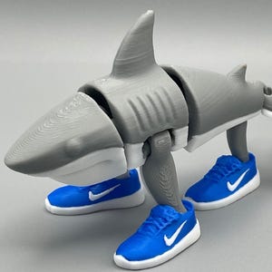 Tralalero Tralala – Shark with Sneakers Figure | Italian Brain Rot Series, High Detail, Articulated
