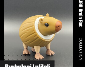 Figura De Bloques Italian Brainrot Tralalero | Divertida, Coleccionable | 2 Piezas, Diseño 3D | Regalo Original