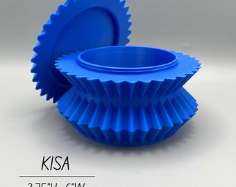 3D Printed Storage Container: Modern Minimalist Desk Organizer, Custom Colors