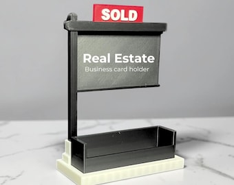 Realtor Business Card Holder – Sign Display