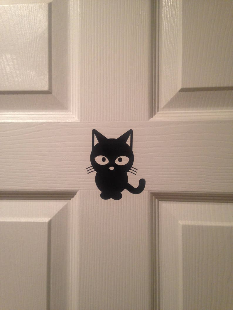 Cat Wall Decal Wall Decal Nursery Wall Decal Cat Decals Etsy