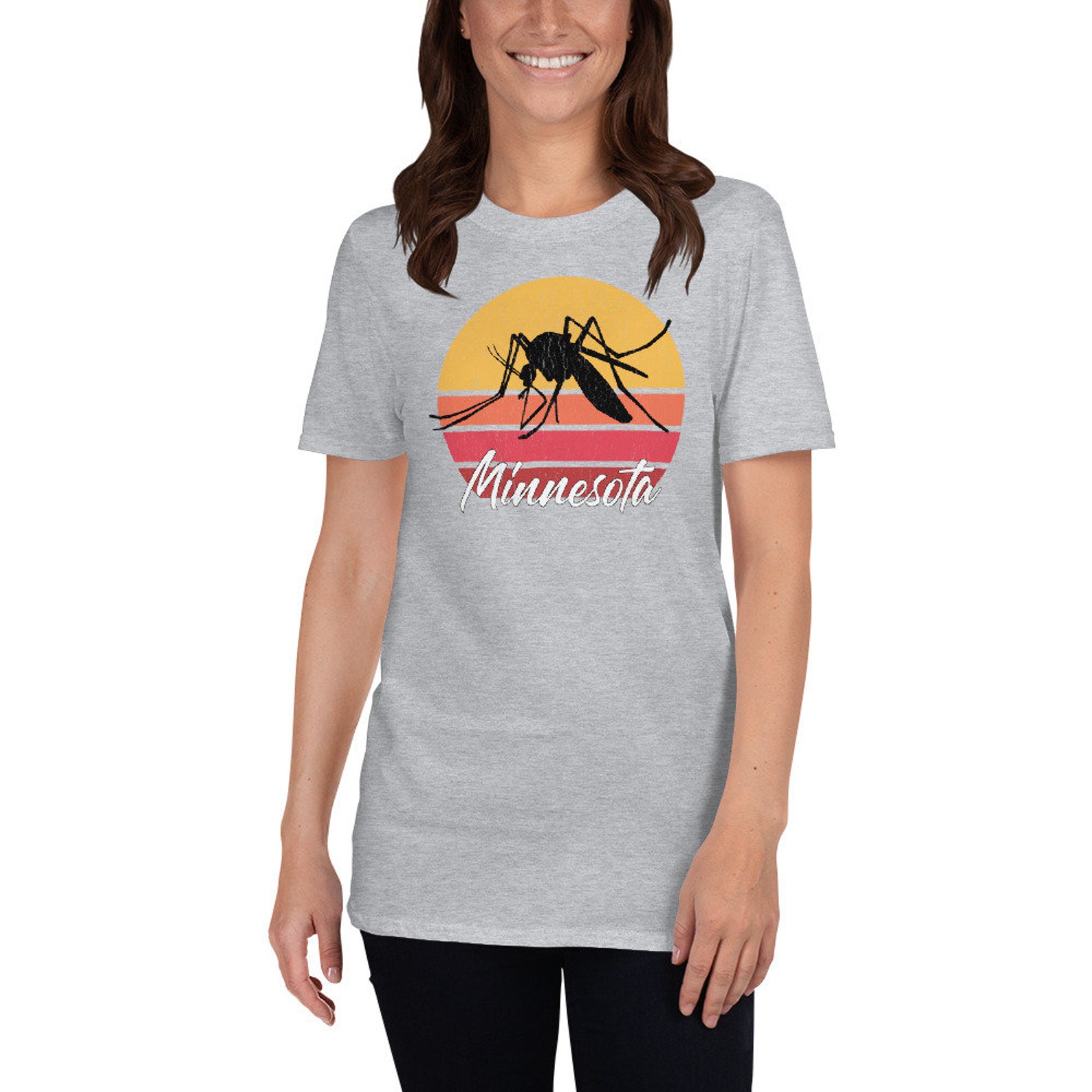 Minnesota State Bird Mosquito Shirt Funny Minnesota State MN Etsy España