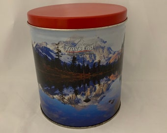 Vintage The American Century 1901-2000 Trail's End Popcorn Commemorative Tin/Collectable Tin/Vintage Advertising/Historic Tin/Americana