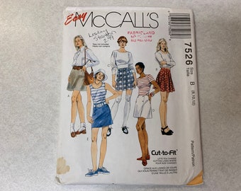 3-6 Children/Girls Tops McCall's Pattern M7526 Learn to Sew Sz 7-14  Uncut 