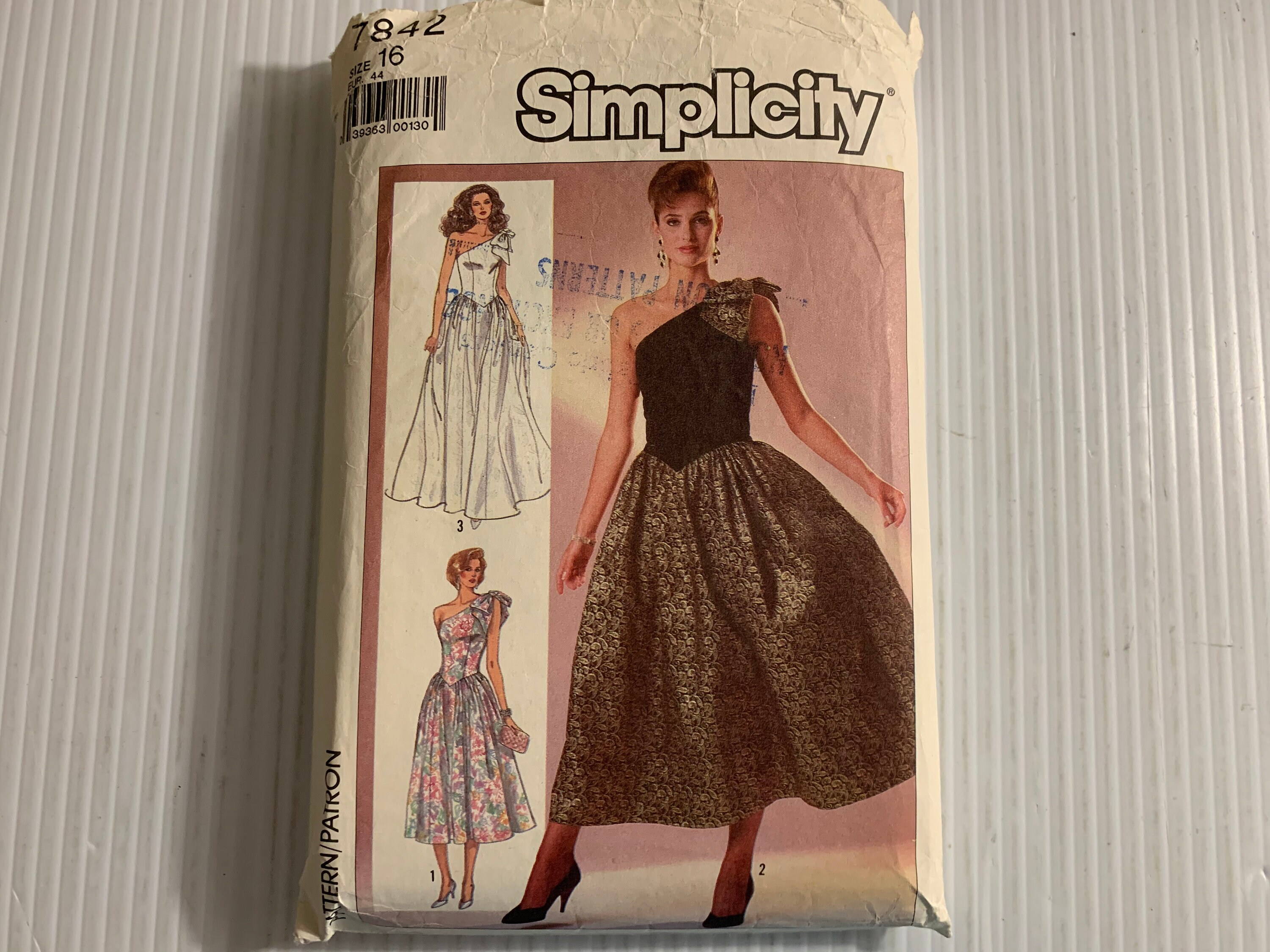 Vintage Simplicity Sewing Pattern 7842 Cut Size 16 Etsy