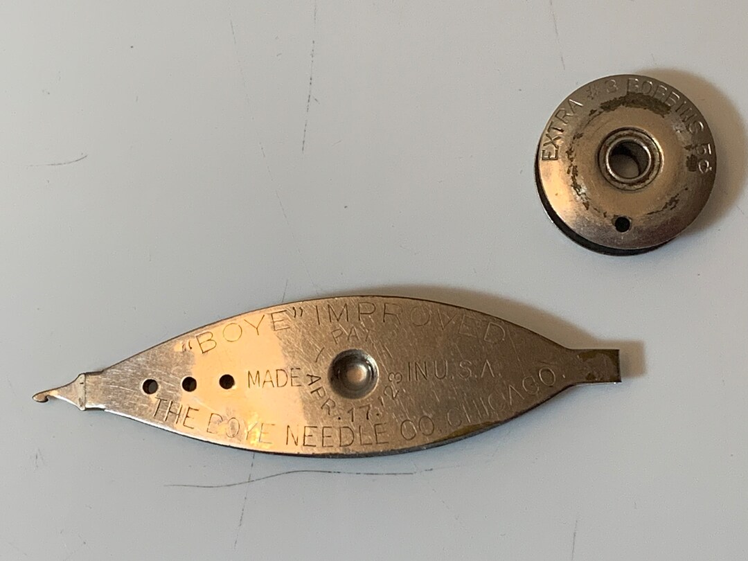 Vintage Tatting Shuttle Advertising Boye Needle Co Chicago Etsy