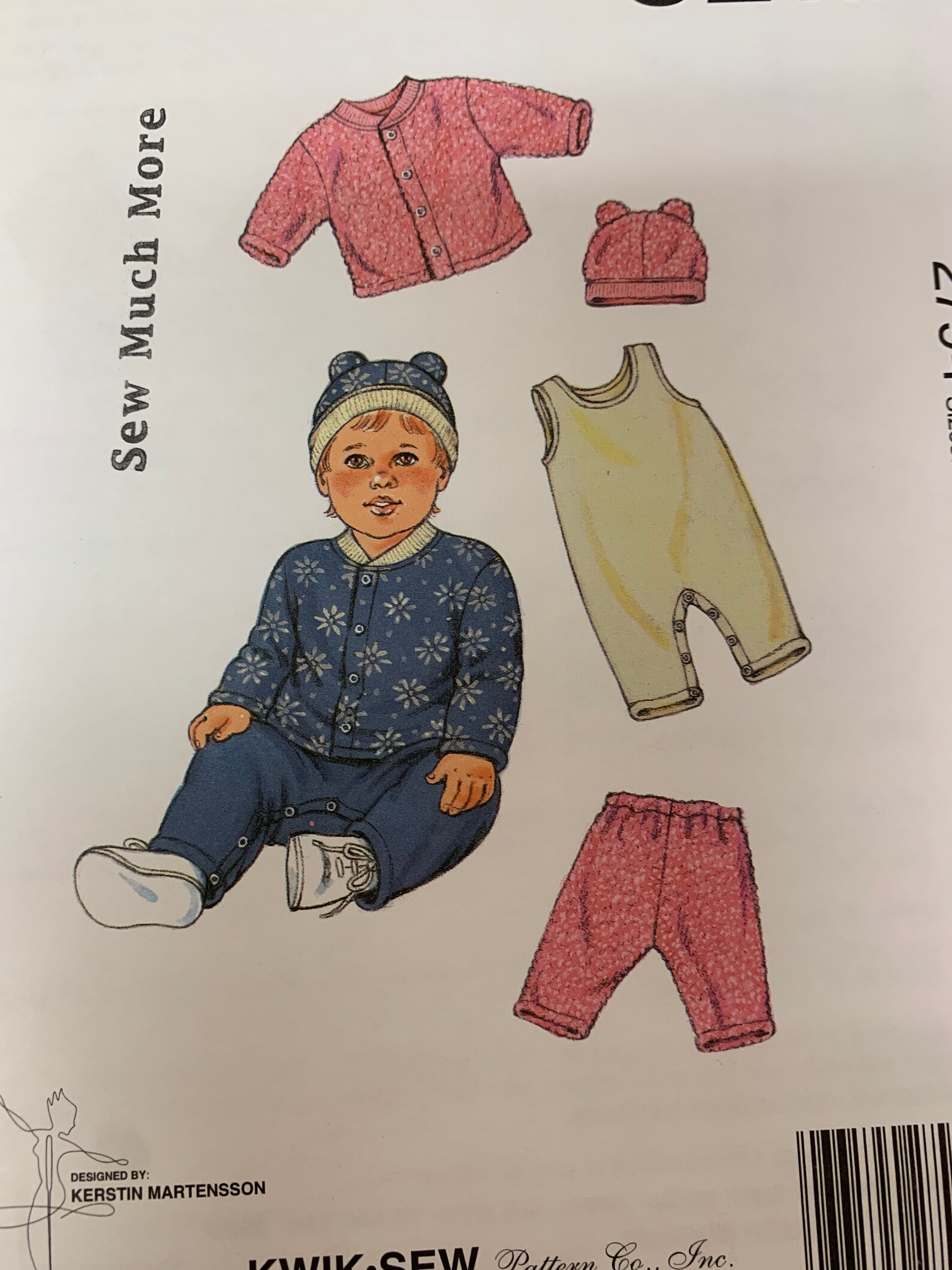 KWIK Sewing Pattern 2794 Cut Size XSXL Baby Jacket Pants Etsy