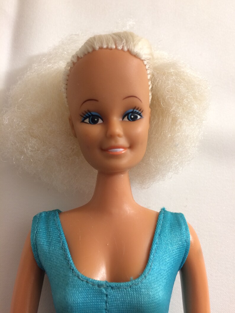 Vintage Barbie Doll Circa 1984 Great Shape Blue Jumpsuit Etsy