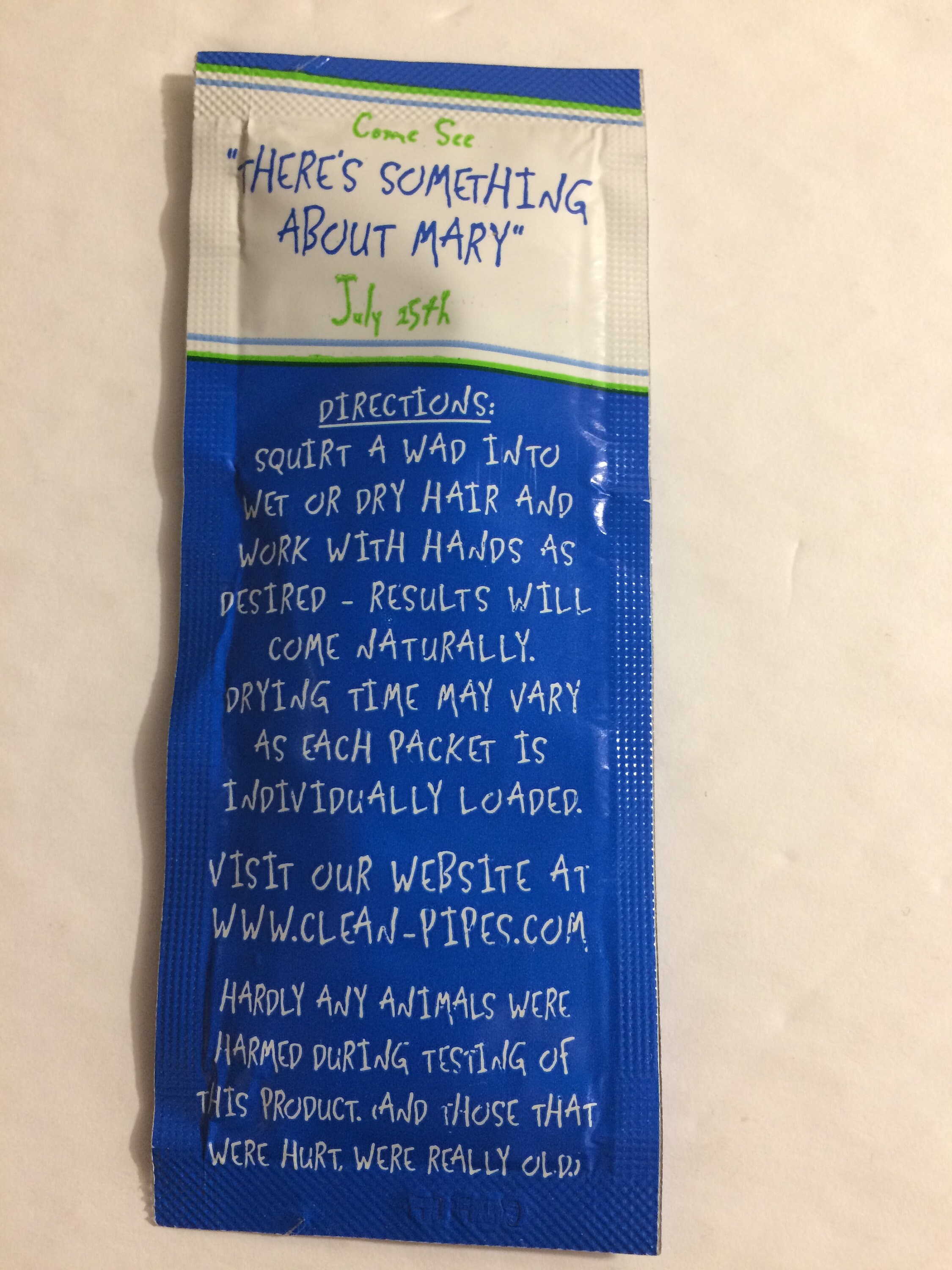 There’s Something about Mary Hair Gel 1998 Advertising | Etsy