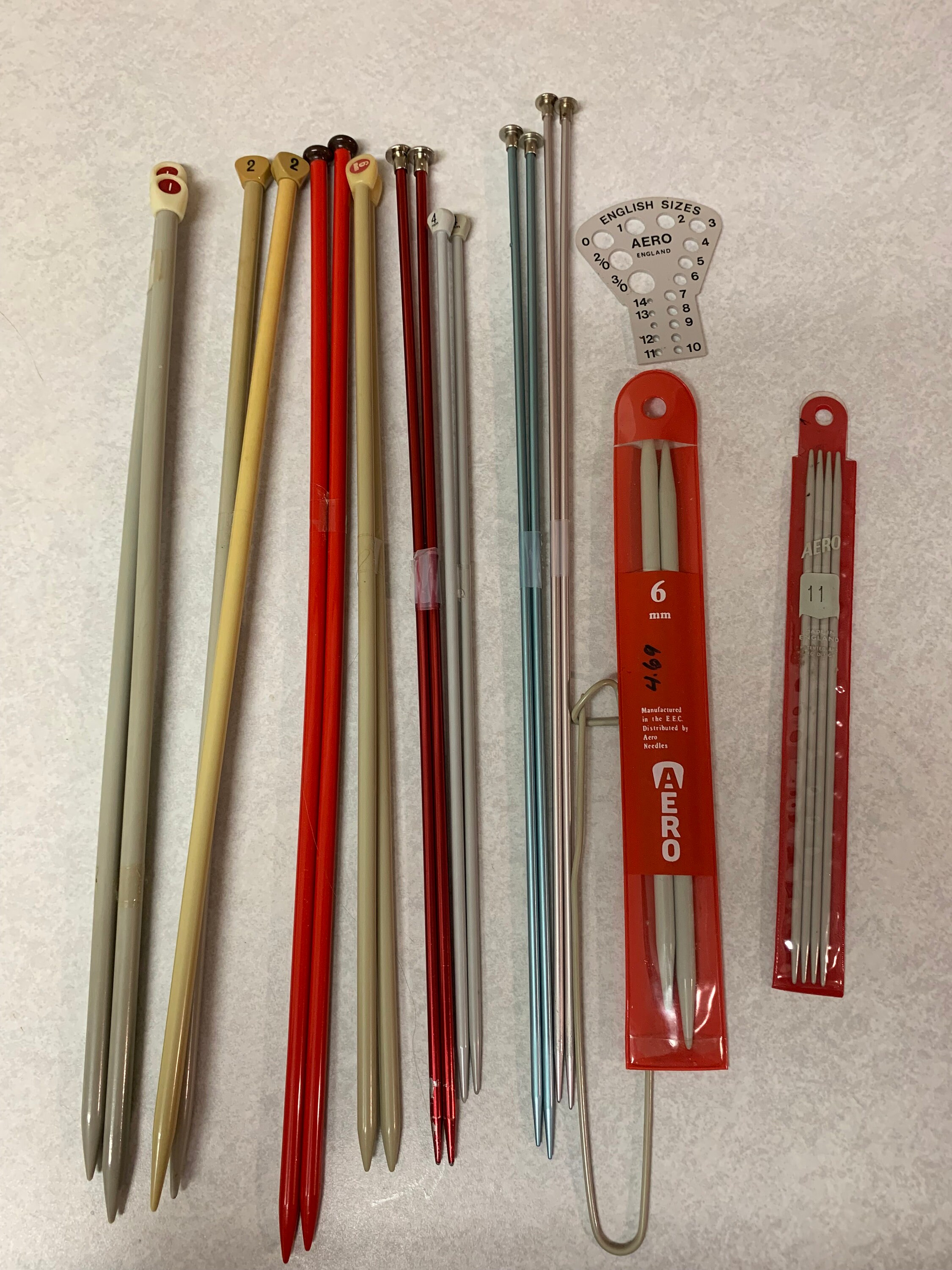 Vintage Variety Single Point Knitting Needles 1980's Etsy