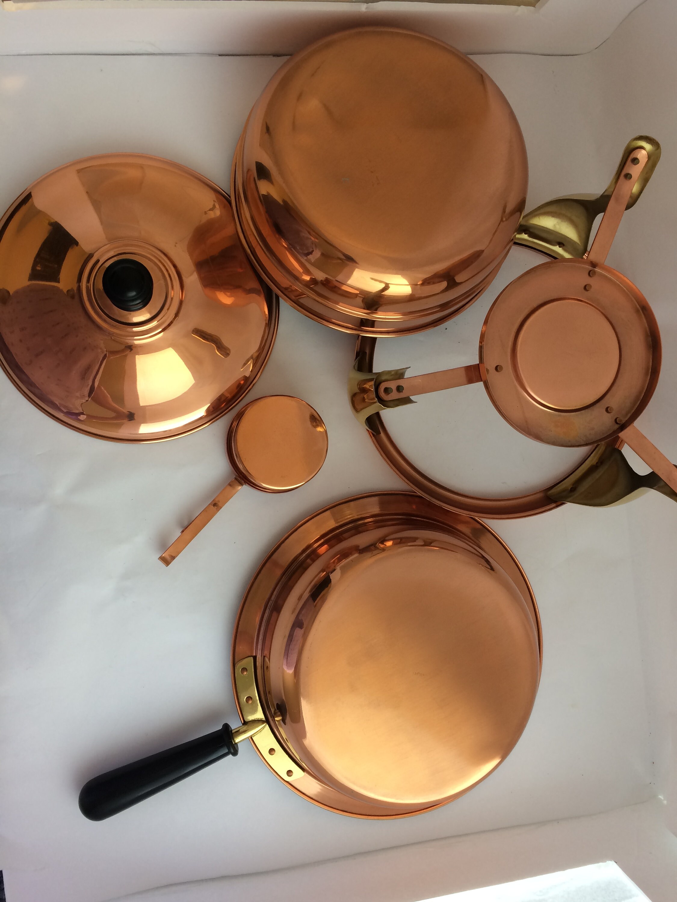 Copper Double Boiler Chafing Dish Saucepan Serving Dish Etsy