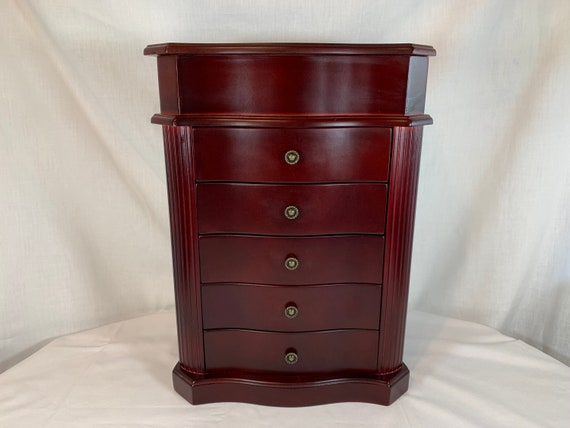 Mini armoire cheap jewelry box