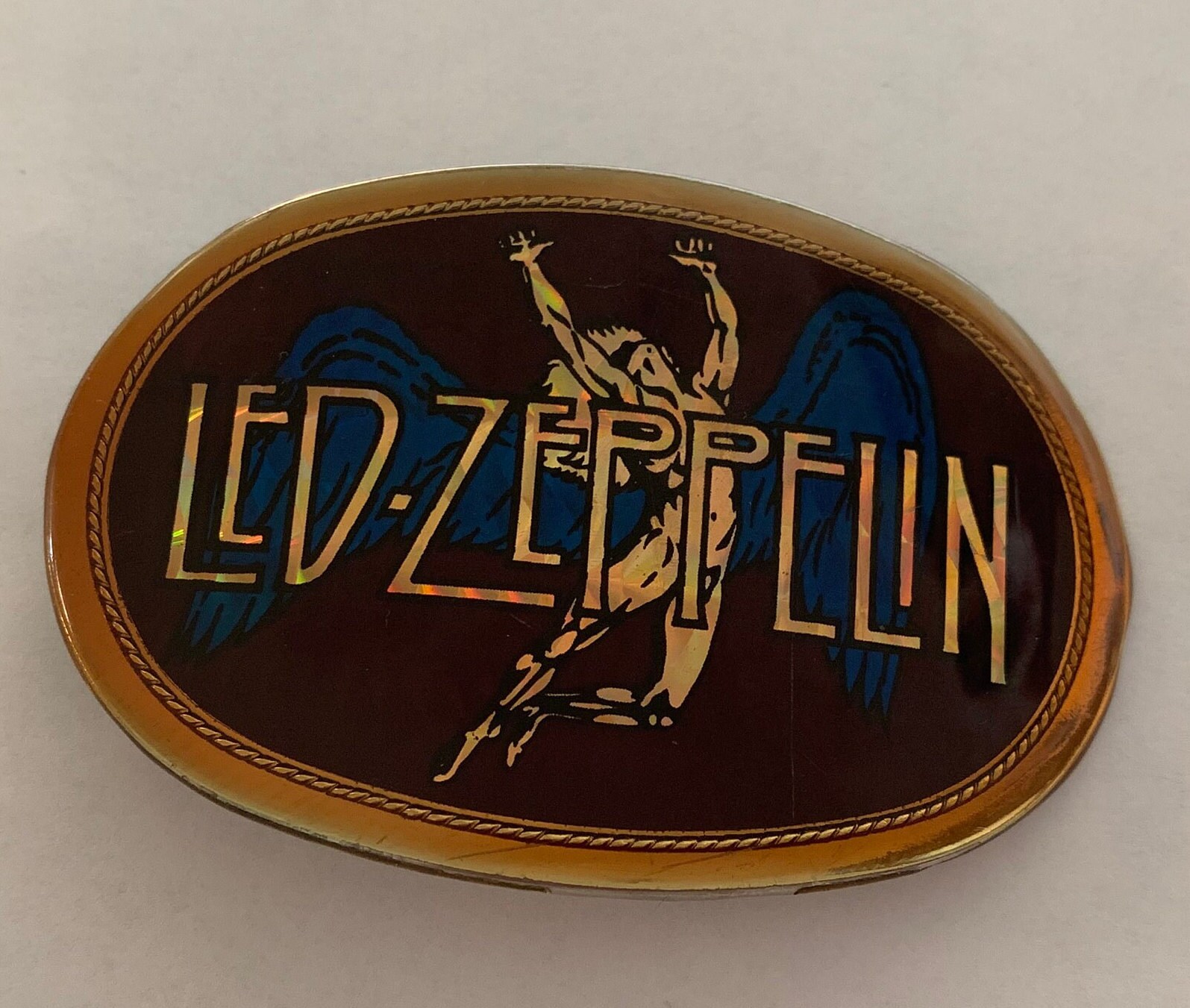 Led zeppelin belt buckle deals