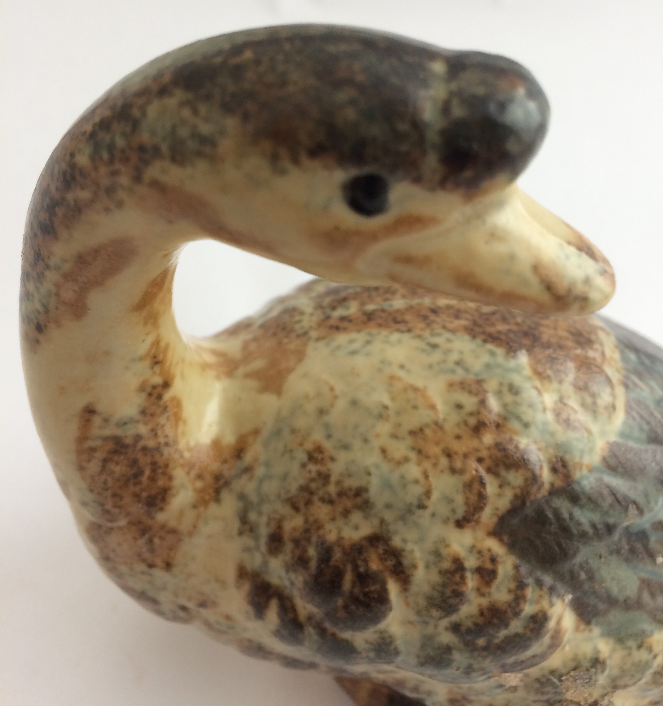 Small Ceramic Goose Ornament Home Decor Canada Goose Etsy