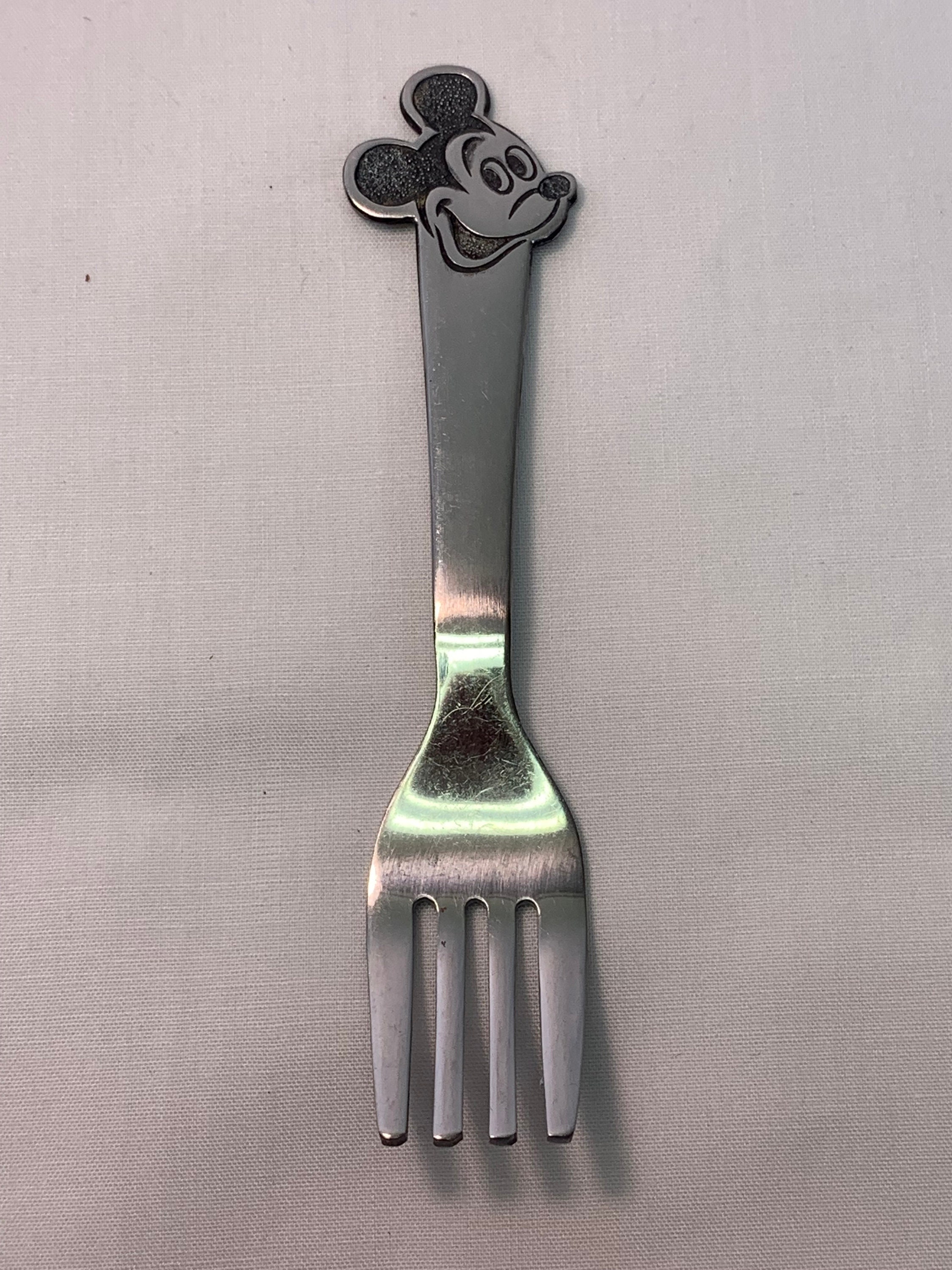 Vintage mickey mouse silverware clearance