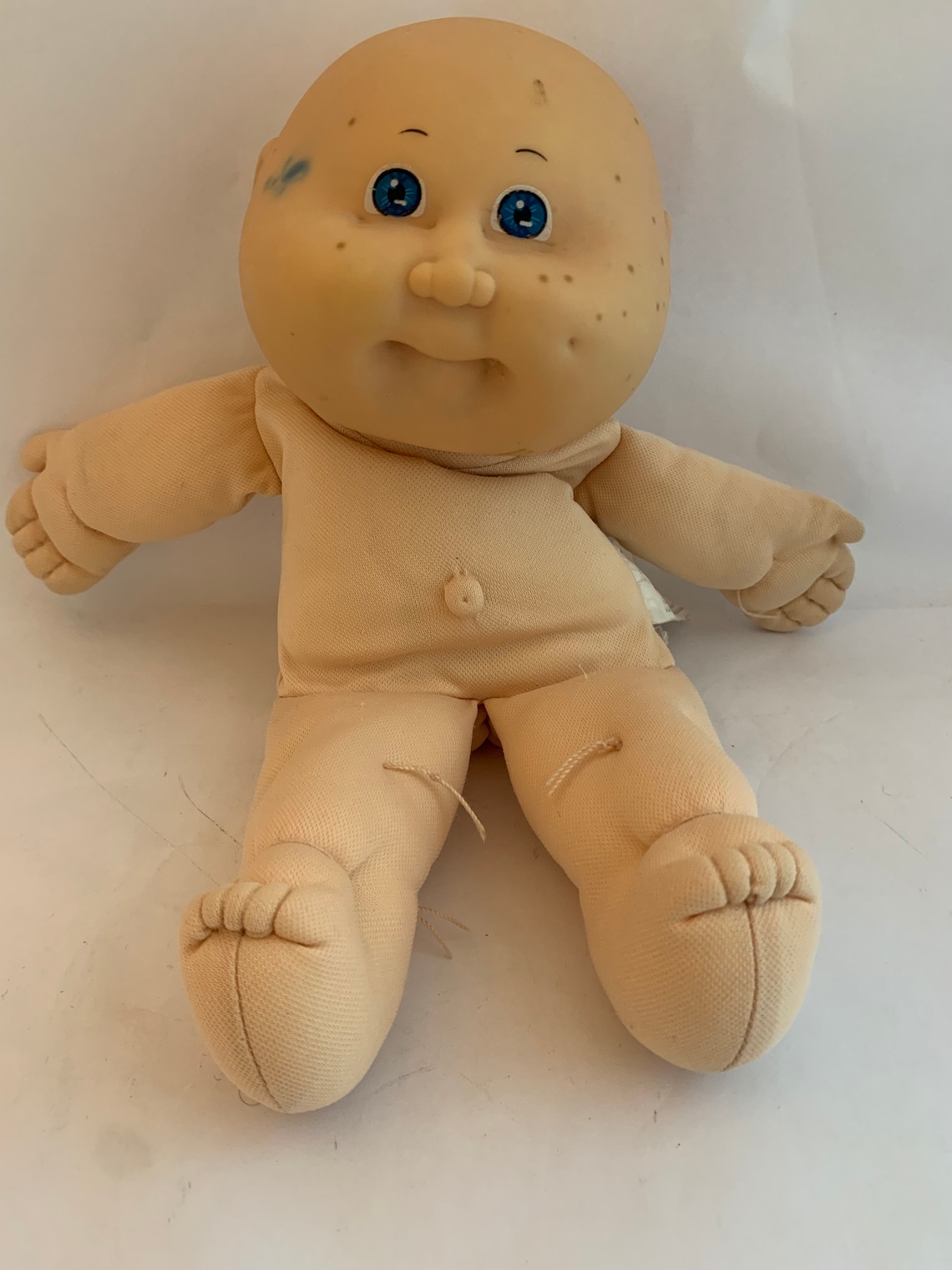 Vintage Baby Cabbage Patch Doll 1985 12 Inches Tall Bald Etsy