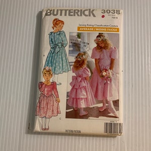 UNCUT Simplicity Sewing Pattern 7062 KK Womens WeddingParty Dress Below CalfFull Length Fitted Bodice LongShort Sleeves Sizes 8 10 12 14