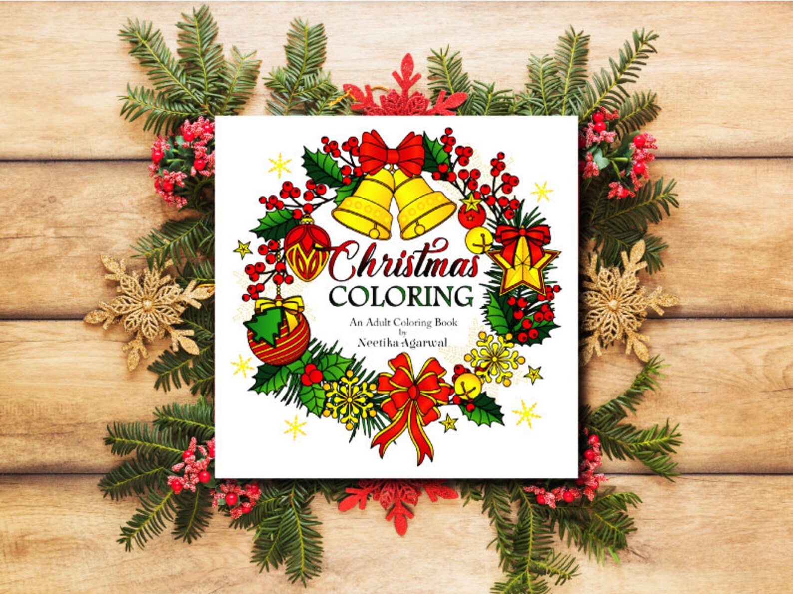 Christmas Coloring - Adult Coloring Book - Printable Coloring Book ...