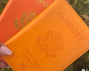 Mr. Wonderful - Passport Holder Orange - Destination