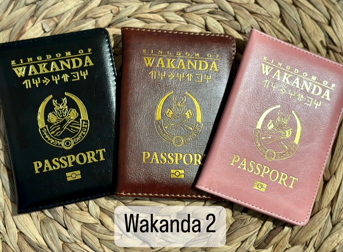 Couverture de passeport Black Panther Wakanda porte-cartes de - Etsy France