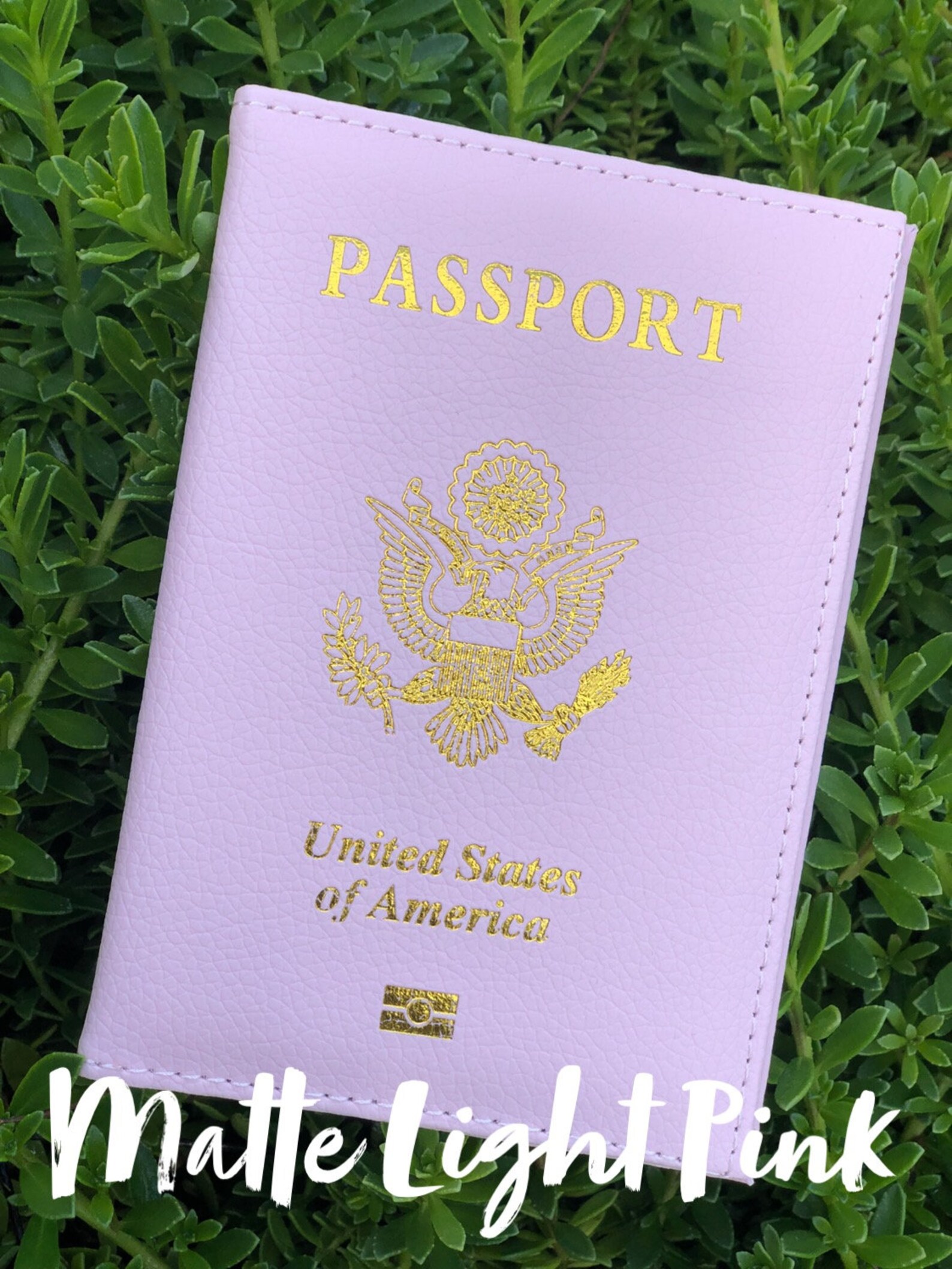 Pink Passport Cover Travel Passport Holder Pink Etsy