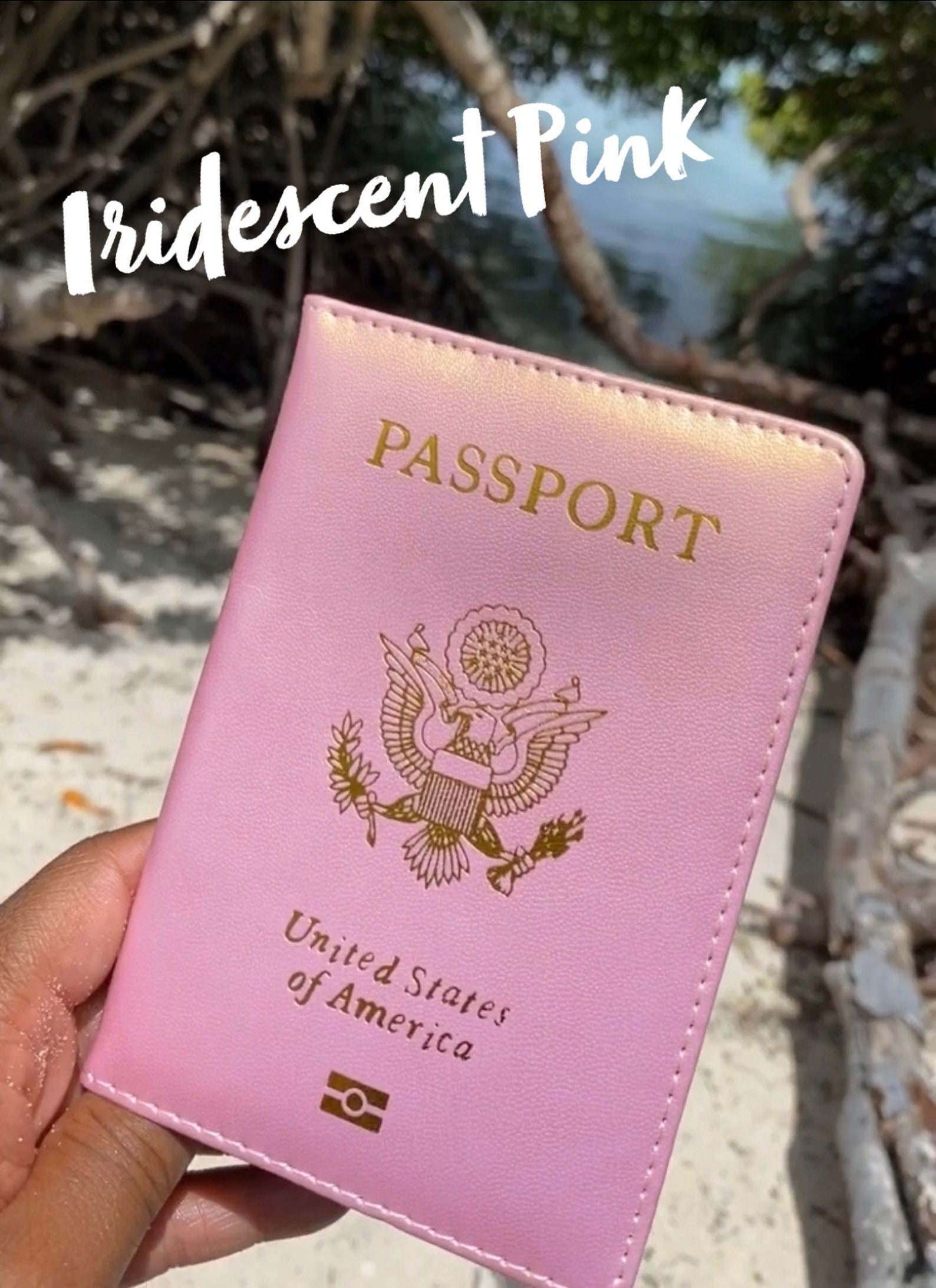 Pink Passport Cover Travel Passport Holder Pink Etsy