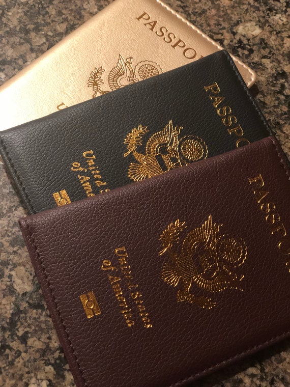 Black Brown Grey Beige White Passport Cover, Passport 