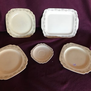 Vintage ~ Homer Laughlin China Virginia Rose ~ Three Daisy Pattern Dishes