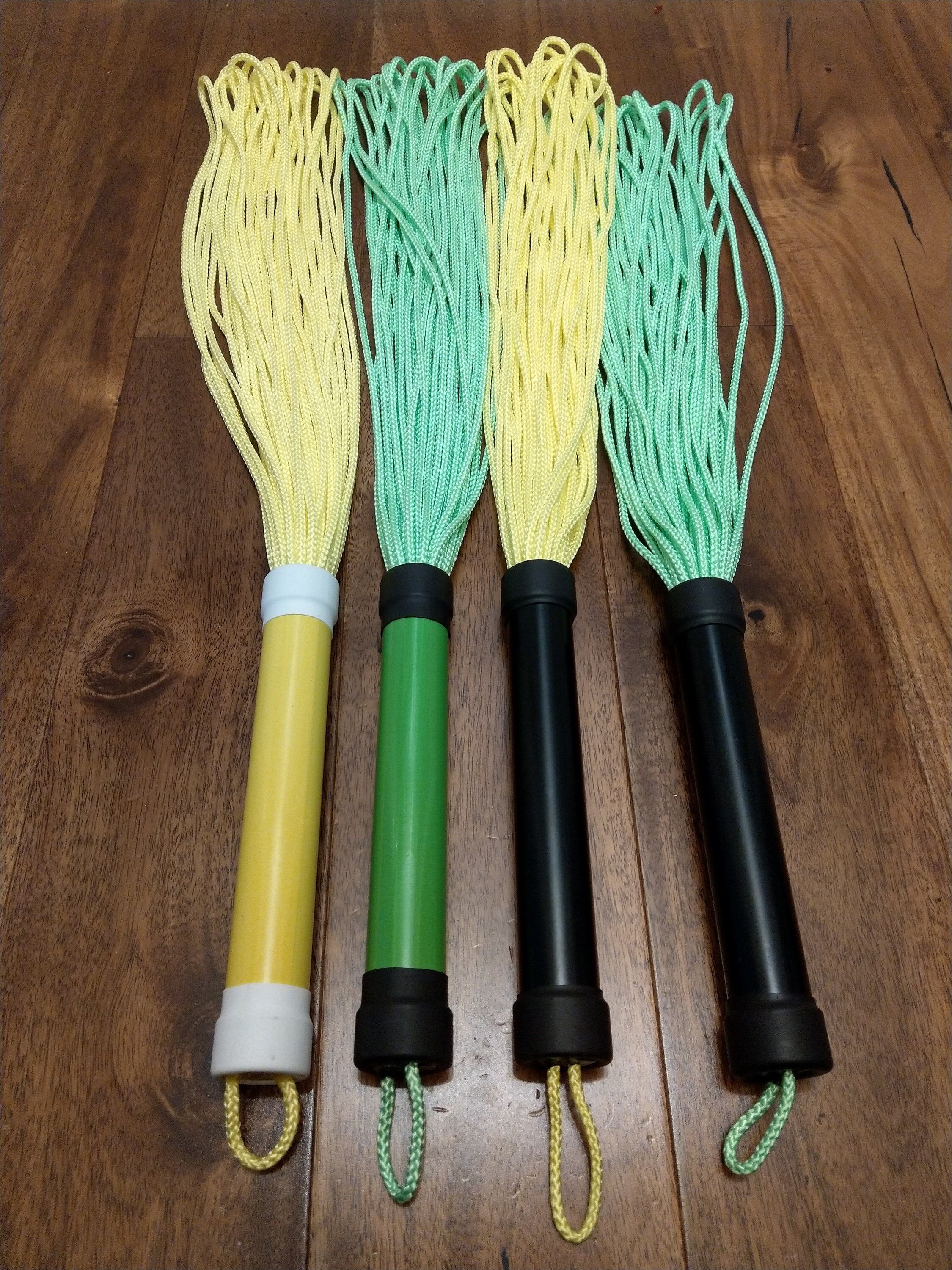 Pastel Green Or Yellow Flogger, Mature Bdsm Fetish Gear -3162