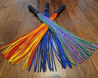 Silicone flogger, mature bdsm fetish gear, bondage & discipline, hand made vegan friendly kink, uk seller