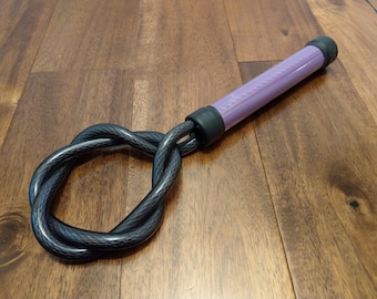 Black Twist Loop Rug Beater – Heavy Impact Play Accessory, Handmade UK