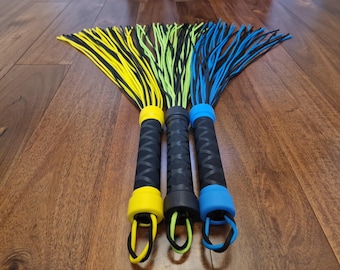 Gorgeous paracord flogger, mature bdsm fetish gear, bondage & discipline, vegan friendly kink, uk seller