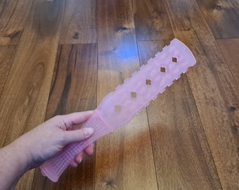 Silicone spanking paddle, vegan friendly kink, uk seller