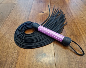 Pretty Flogger, Mature BDSM Fetish Gear, Vegan Friendly Kink, Hand Made UK Seller