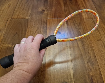 Uv spanking paddle, discipline loop, black-light reactive, mature bdsm-gear, vegan friendly kink, uk seller