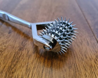 5 & 7 row wartenberg pinwheel, sensation play, mature bdsm fetish gear, vegan friendly kink, uk seller