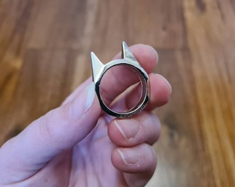 Kitty ears punk ring, gothic rings, sensation play, mature bdsm fetish gear, discipline & bondage, vegan friendly kink, uk seller