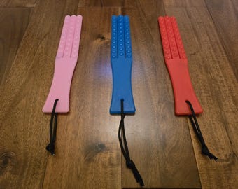 Double-Sided Silicone Paddle – Flexible Impact Accessory, Handmade UK