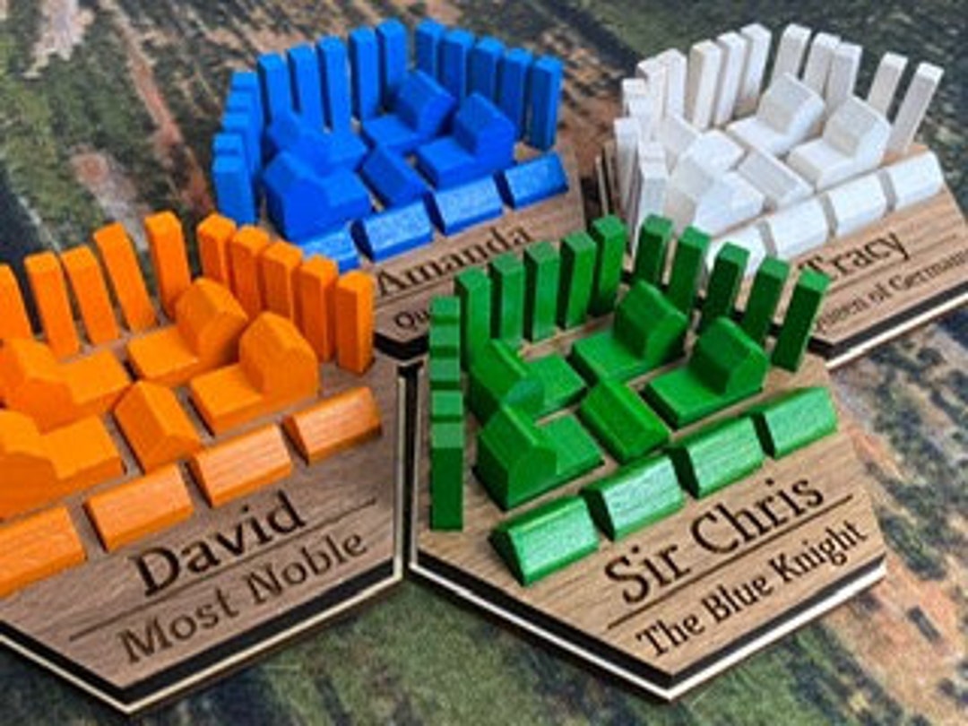 Personalized Wooden Board Game Holder Board Game Organizer Wood Storage