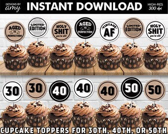 40th Birthday Cake Topper For Men Etsy