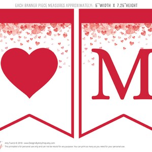 PRINTABLE "be Mine" Banner With Red Letter &amp; Hearts, Valentines Party ...