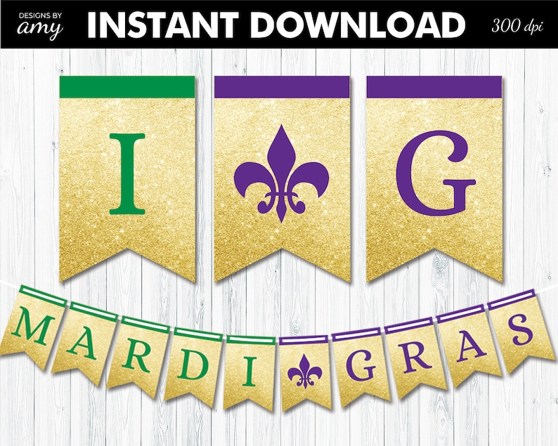Mardi Gras Banner Printable Printable World Holiday