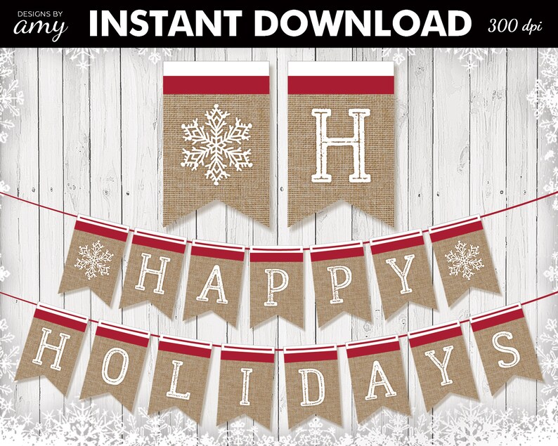 printable-happy-holidays-banner-burlap-christmas-banner-etsy