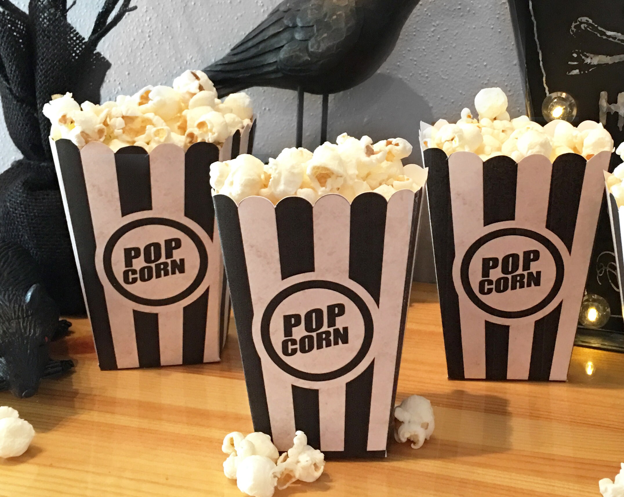 60 Sachets à Pop-corn En Papier - 7x11,5x5 Cm, Rayés Rouge Et Blanc, Pour Fêtes, Anniversaires, Bonbons